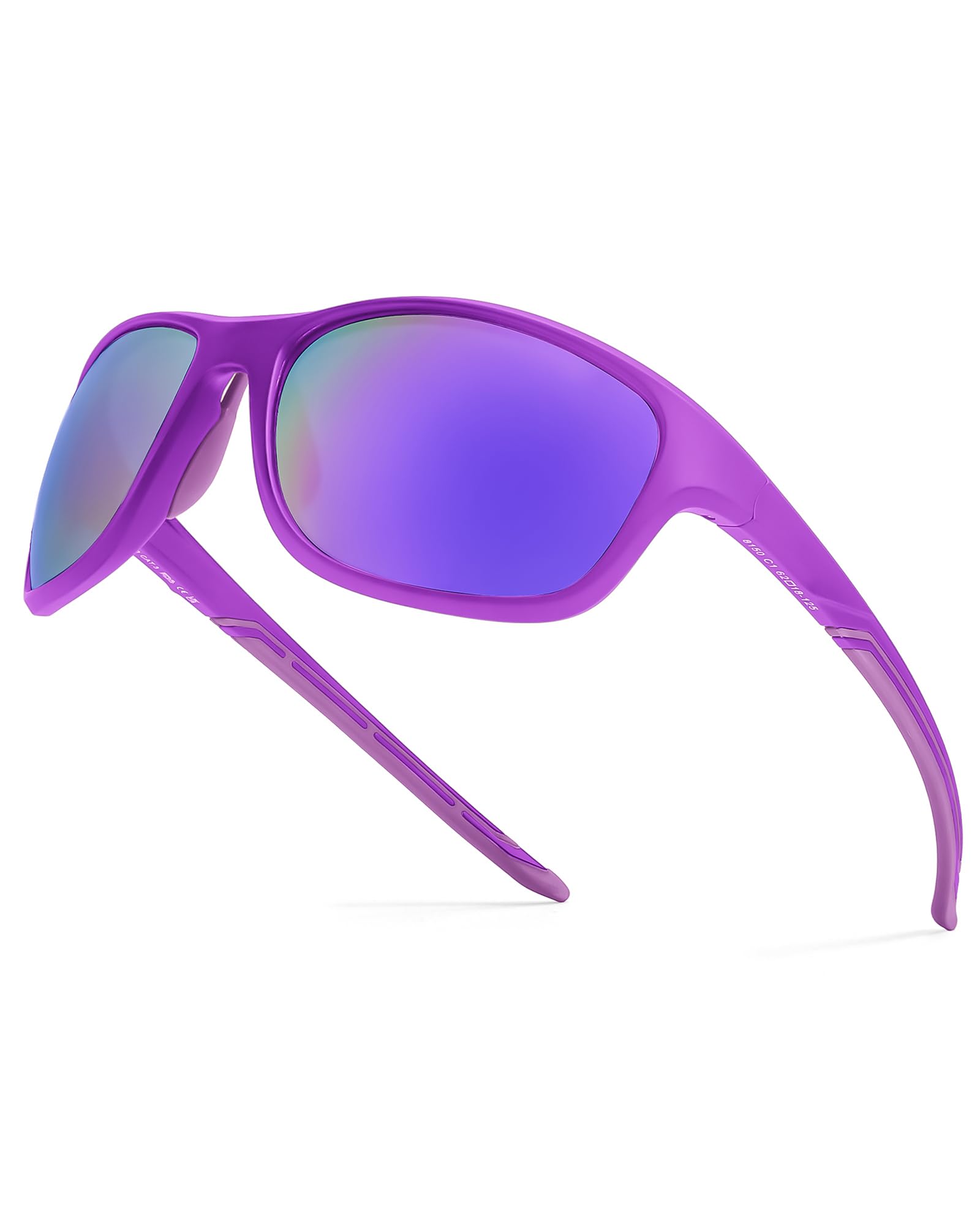 Myiaur Sports Sunglasses Womens Polarized – Unbreakable Frame Lightweight UV400 Protection Cycling Shades for Running, Fishing
