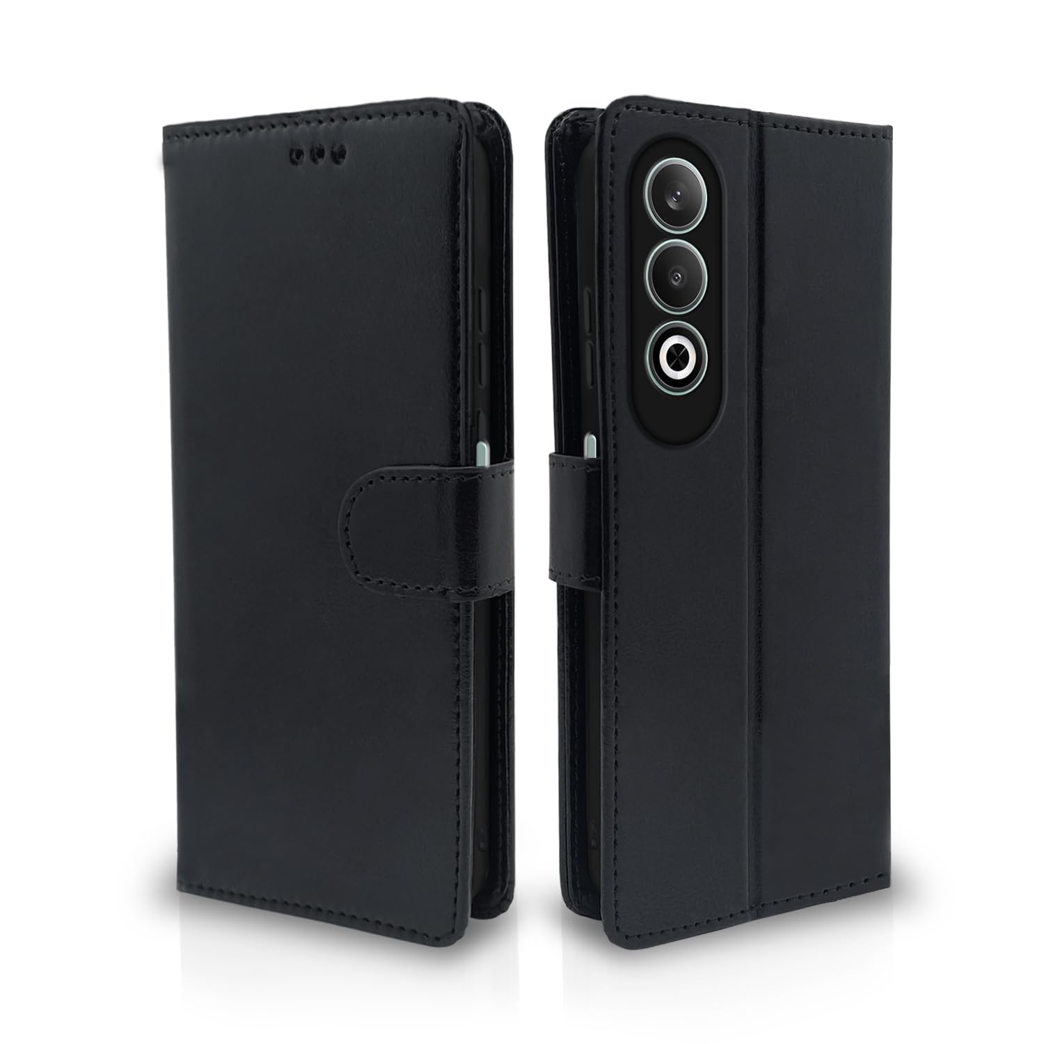 Pikkme Flip Cover for Oppo K12x 5G Black - Image 1