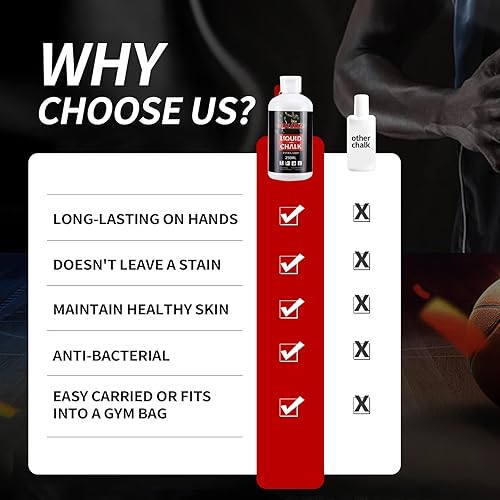 Miniatura 5 de Liquid Chalk, Sports Chalk, Hand Grip Chalk,Weightlifting Chalk,Gym Chalk,Work Out Chalk for Cross Training, Powerlifting,Pole Dance