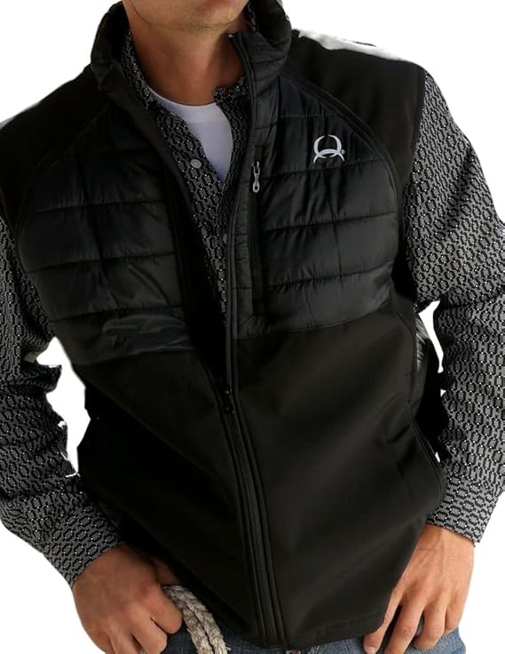 Amazon.com: Cinch Men's Jacket With Removeable Sleeves - Mwj1040001 Blk : Sports & Outdoors