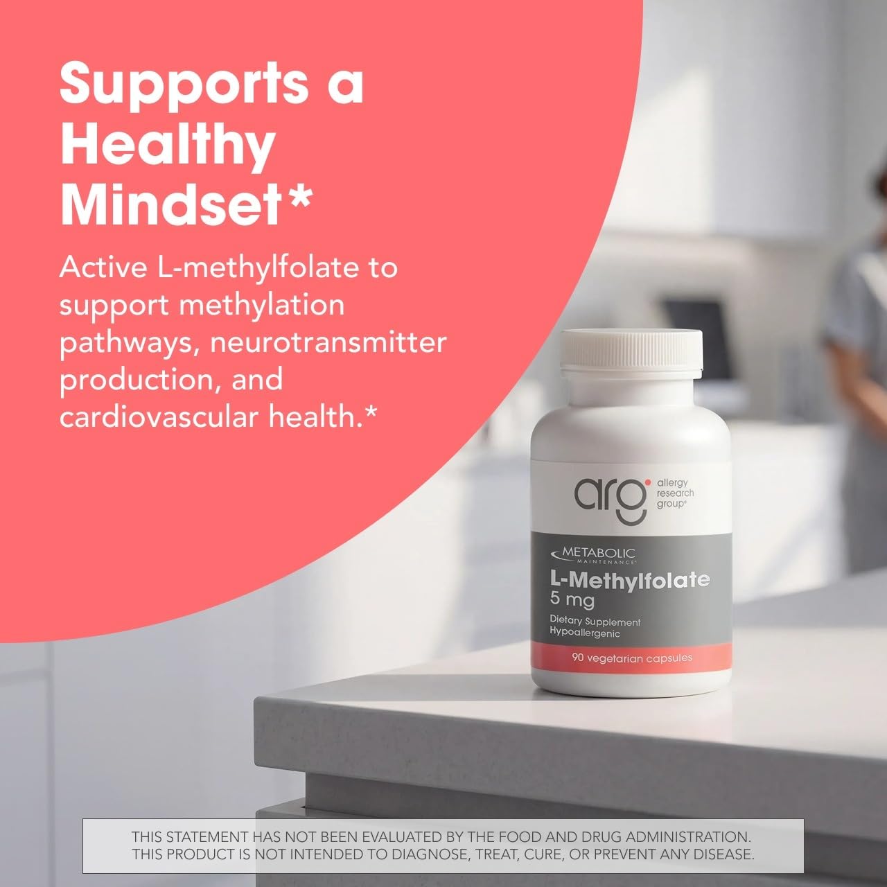 Metabolic Maintenance L-Methylfolate 5 mg, 90 Capsules — Amazon image 2