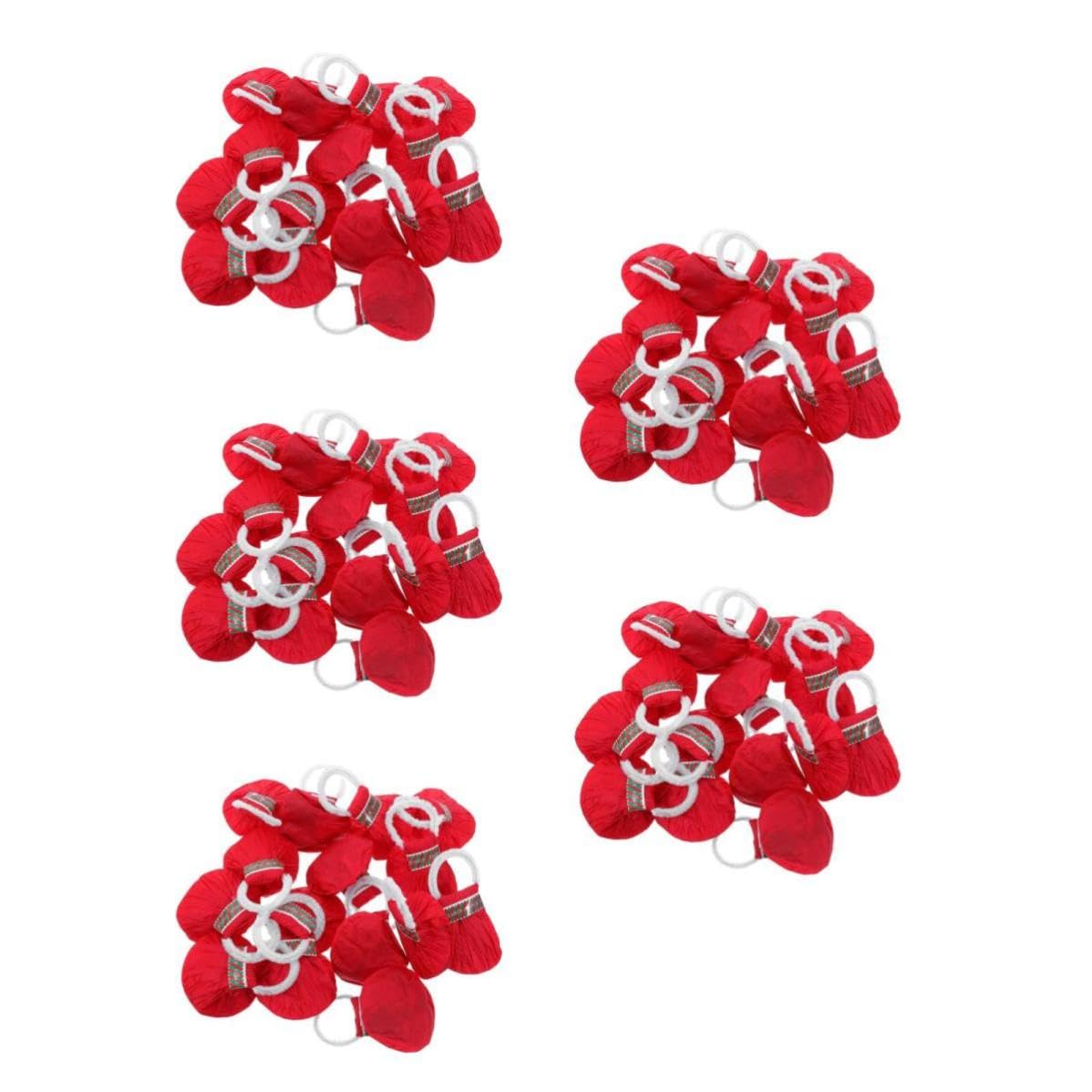 Toyvian 75 Pezzi Festoni Lanciabili a Mano Rossi in Carta per Matrimonio e | Effetto senza Sporco, Leggeri e Facili da Usare, per Celebrazioni, Atmosfera Festiva, Colore Rosso