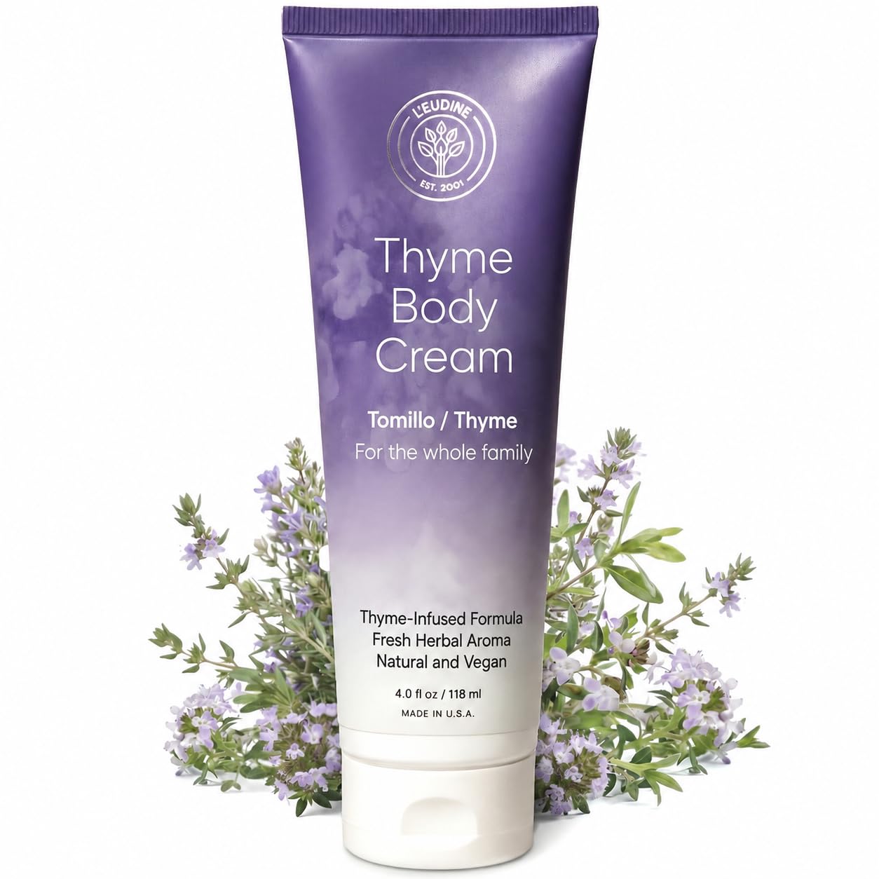 Amazon.com : L'eudine Thyme Body Cream – Moisturizing Massage