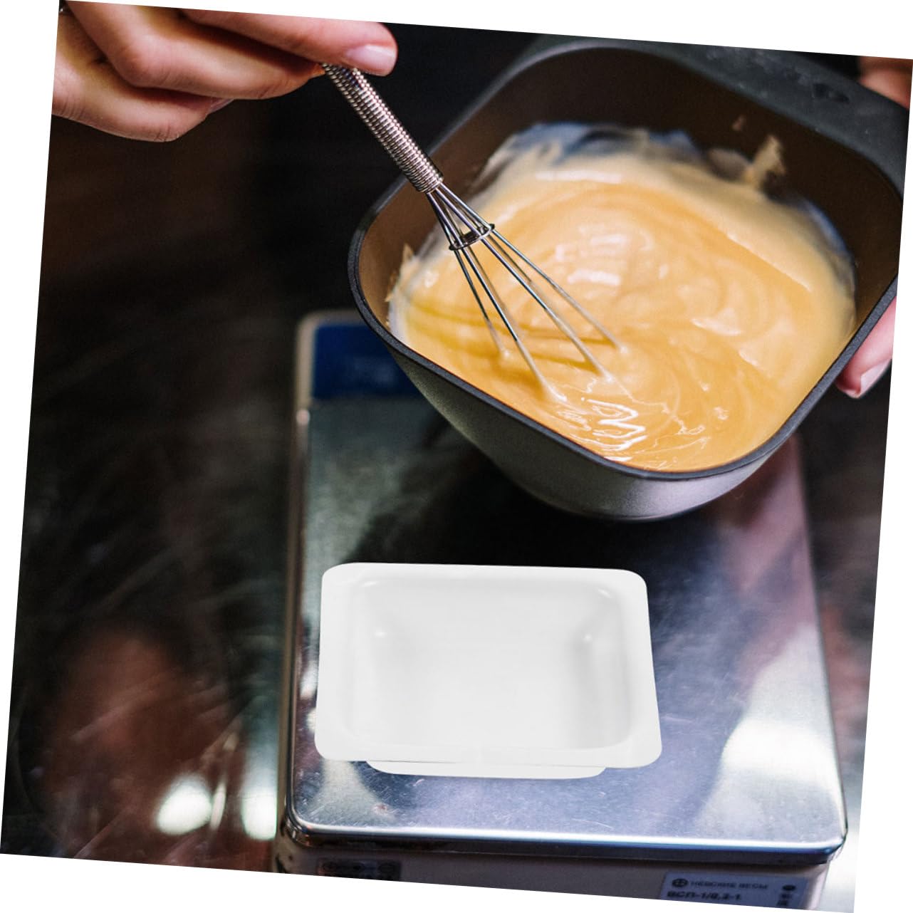 SOLUSTRE 250pièces Plateaux De Pesée De Récipients Pour Mesure De Poudres Et Liquides Ustensiles De Laboratoire Pratiques Et Empilables Pour Transferts Et Stockage