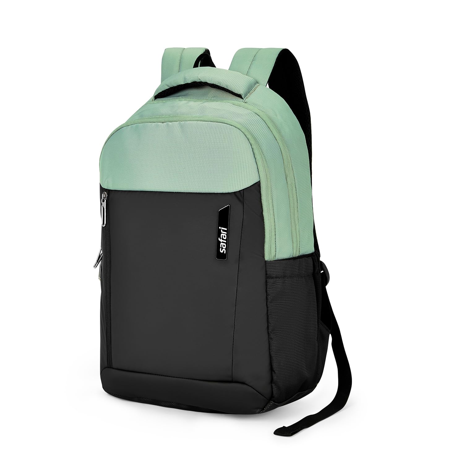 Solace 30L Laptop Backpack, 2 compartments, Raincover, Organizer, Antitheft pocket, Trolley Sleeve, Bottle holder, Front pocket, College bag, school bag, Formal backpack, Color- Sage-image-49