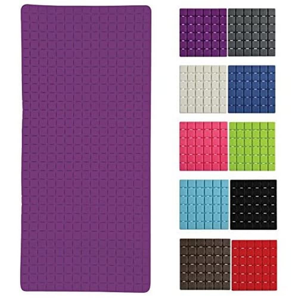 MSV Bath Mat, Purple, Unique Size, 76 x 36 cm (Rectangular)