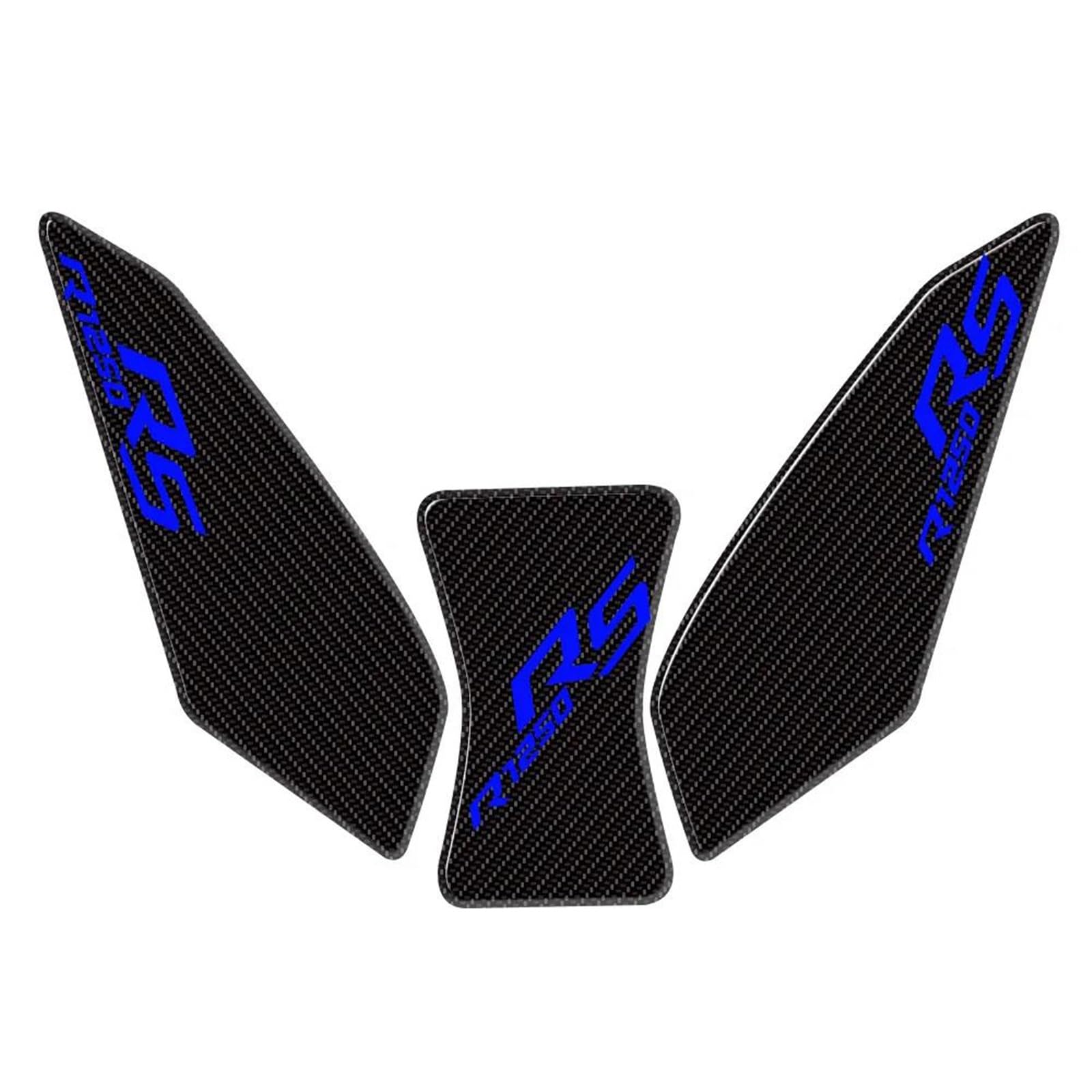 Motorcycle Tank Pad Sticker Fit for BMW R1250RS R1200RS R1200 RS 2014-2021 Carbon Fiber Texture Gas Knee Grip Traction Decal