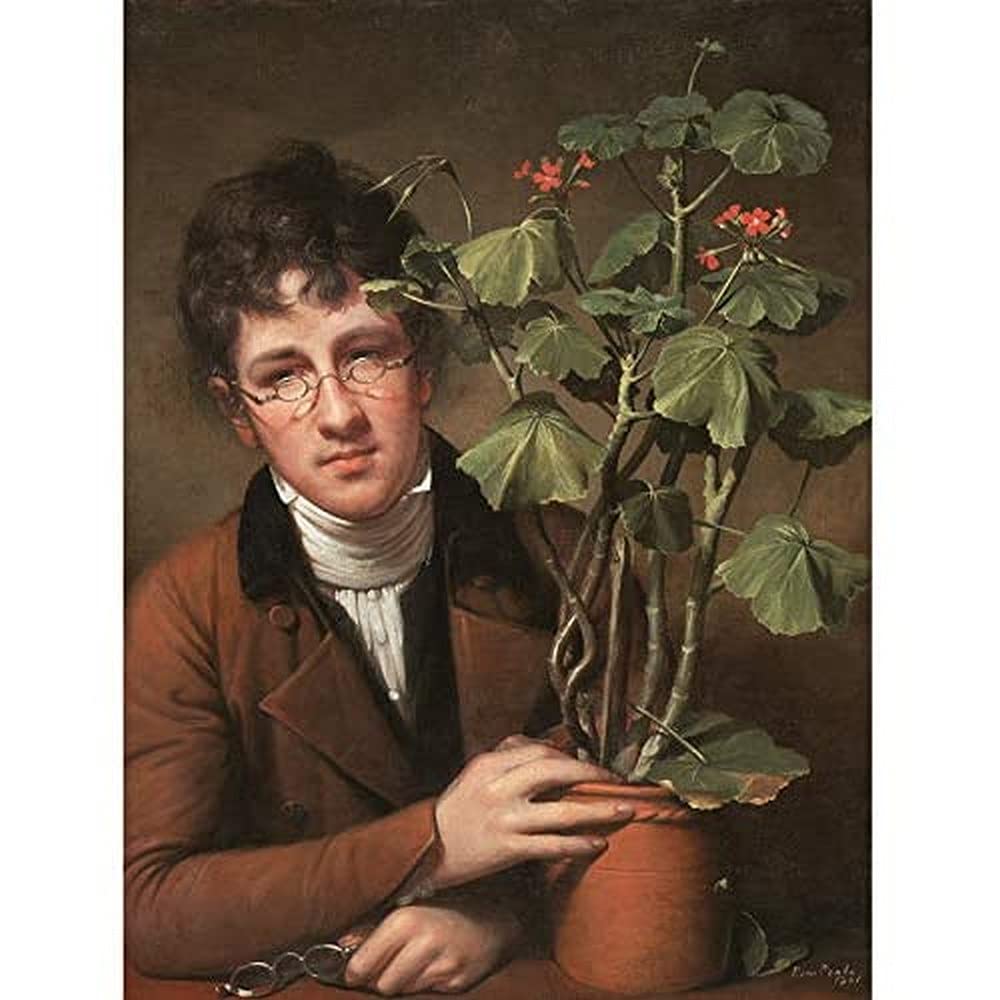 Rembrandt Peale Rubens Peale With A Geranium Unframed Wall Art Print Poster Home Decor Premium