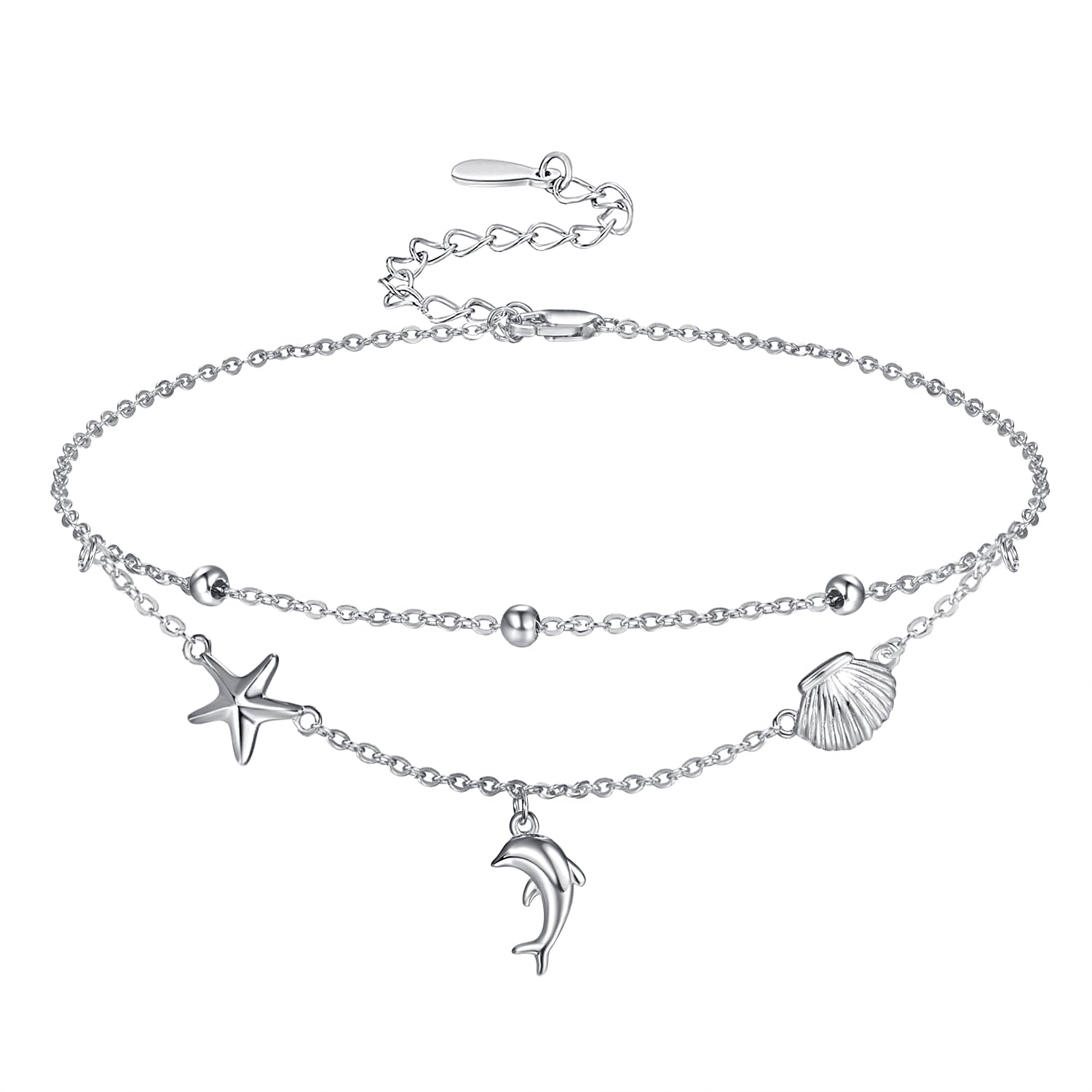 Palpitate Animal Bracelet 925 Sterling Silver Cute Animal Lover Jewelry Gifts for Women Daughter Her Adjustable