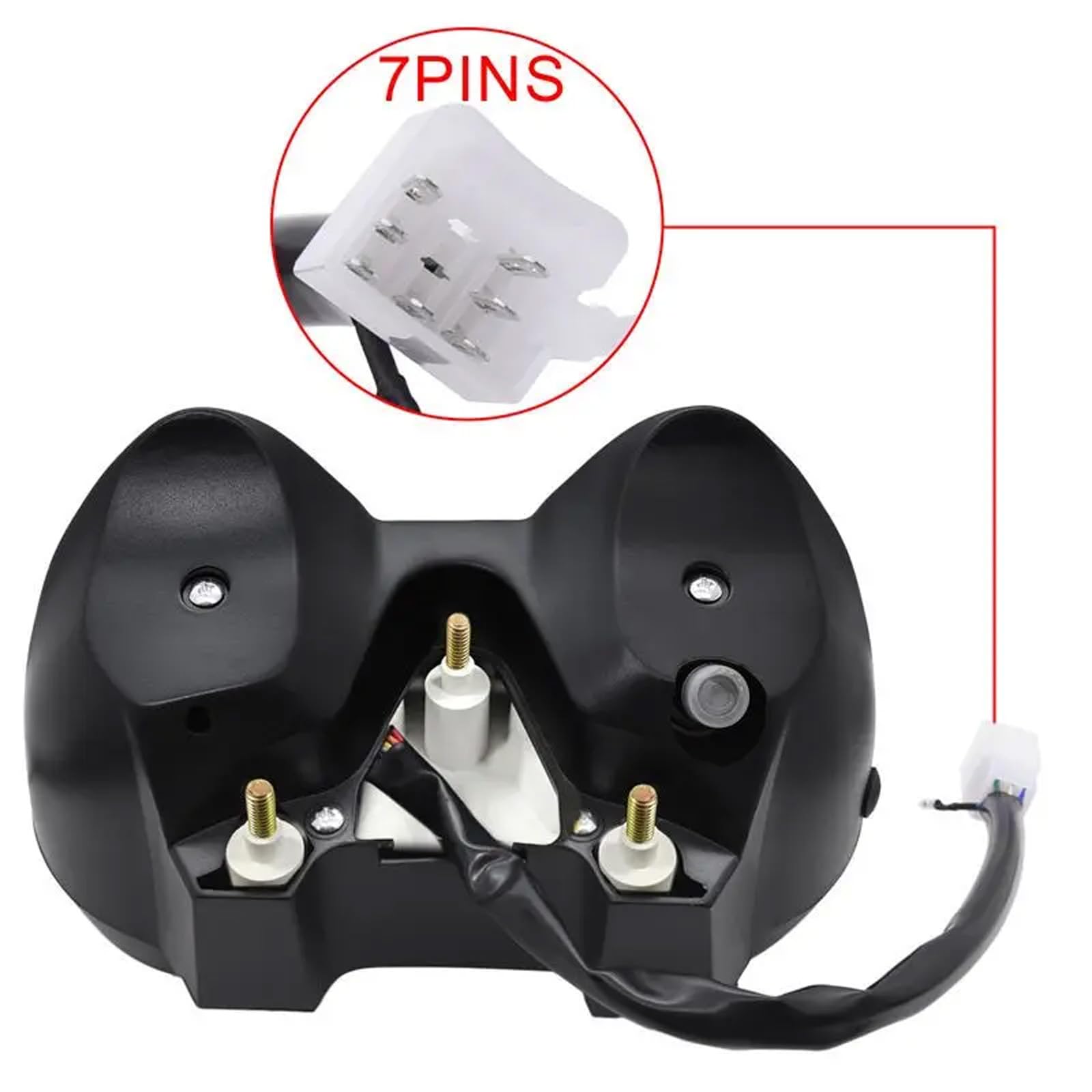 Compte-tours à écran numérique pour tableau de bord - Convient pour ventilateur CG150 150 - Étanche - Instrument de moto LED
