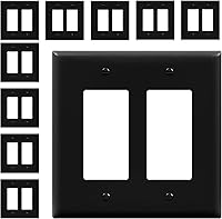 Vista 30 de ENERLITES Interruptor de luz decorativo o placa de pared para toma de receptáculo, sobre-tamaño de 1 banda 5.5" x 3.5", policarbonato termoplástico