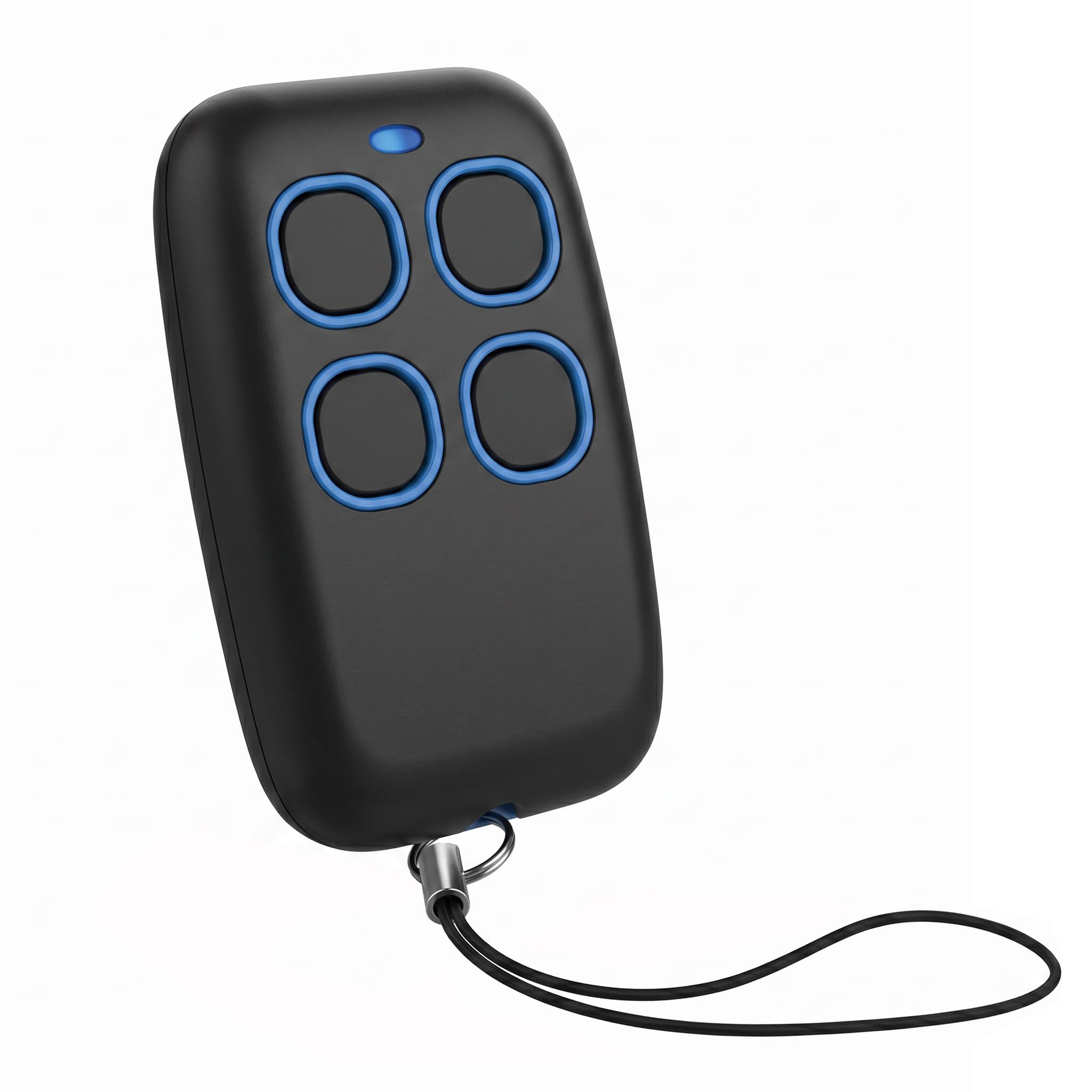Mando a Distancia Universal 4 en 1, Rolling Code y Código Fijo para 280-868 MHz, Mando Copiador Impermeable para Coches, Puertas de Garaje, Persianas Enrollables, Automáticos, Azul