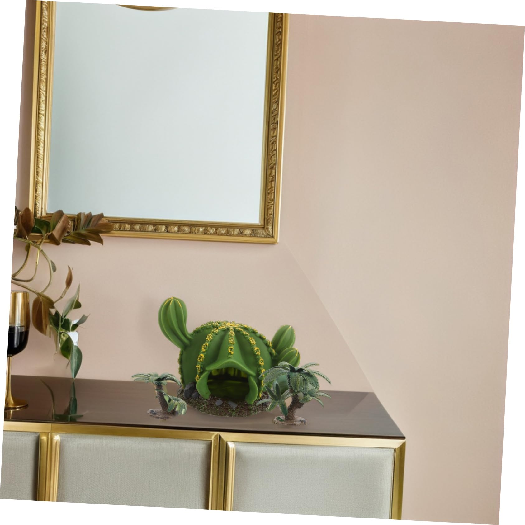 Hemobllo 3pezzi Alberi in Miniatura di Decorazioni Paesaggistiche Realistiche per Acquari e Habitat di Rettili Accessori per Terrari