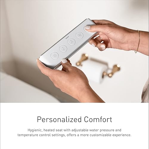 Miniatura 5 de Moen ET900 - Inodoro de bidé alargado de una pieza sin tanque en color blanco con control remoto y descarga automática