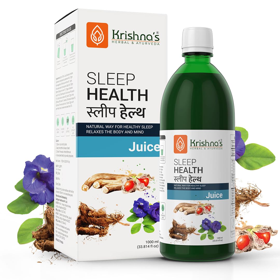 Sleep Health Juice 1000 ml | For healthy sleep cycle | Restores sleep Naturally | Manage anxiety & stress