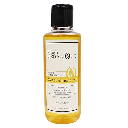 Khadi Organique Sweet Almond Oil 210 ML