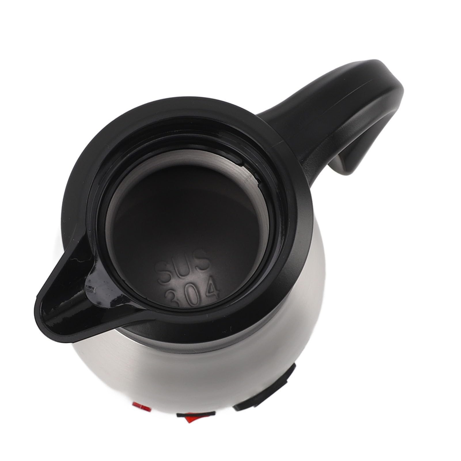 Hervidor de Agua Eléctrico para Coche de 12 V, Diseño Ergonómico, Hervidor de Agua para Coche Eléctrico, Portátil de Viaje para Hirviendo y Bebidas
