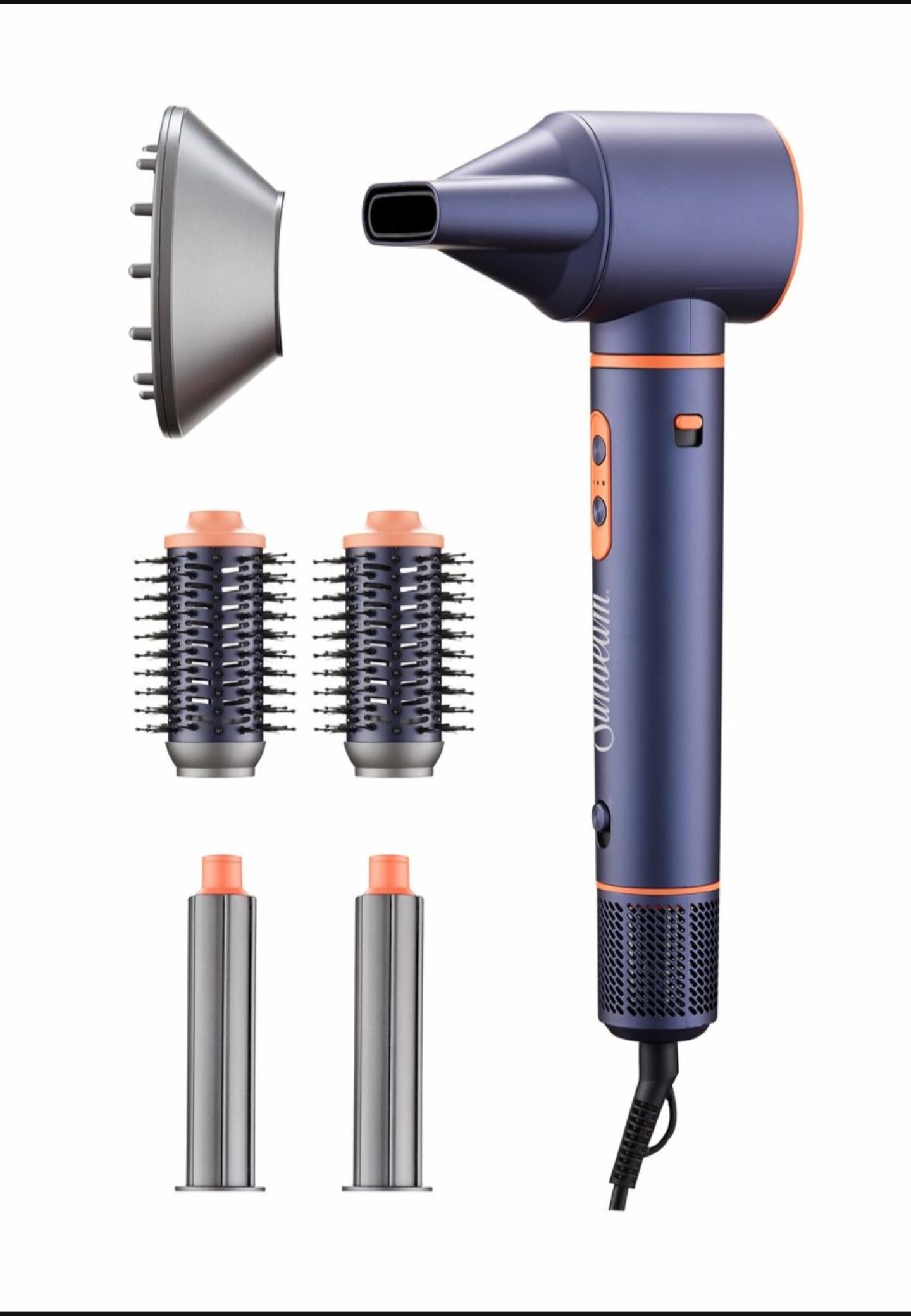 Sunbeam Airwave Hair DryerBrush Combo (Blue Copper) : Amazon.co.za
