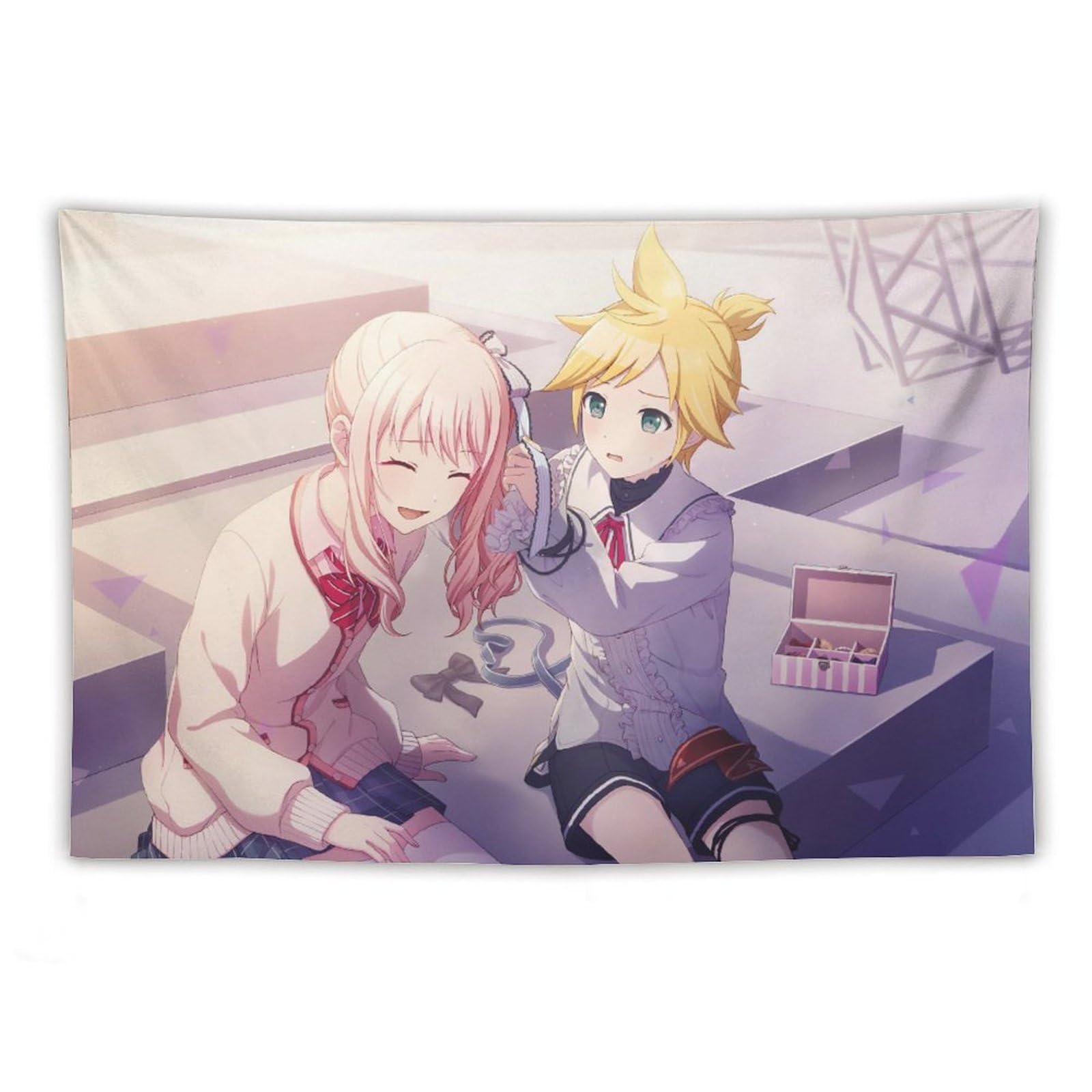 Amazon.co.jp: 鏡音レン 暁山 瑞希 タペストリー アニメ 大判