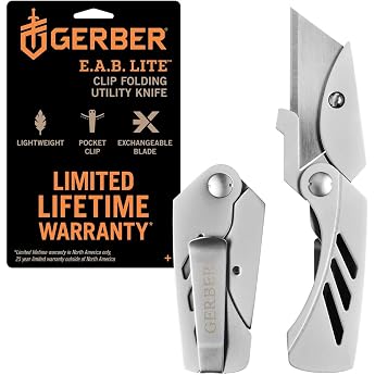 Gerber EAB Utility Lite Folding Cutter Knife 1.5 Blade