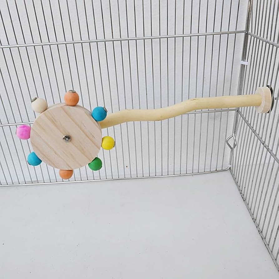 木製 鳥用スタンド おもちゃ付き*7 Amazon | インコ おもちゃ鳥