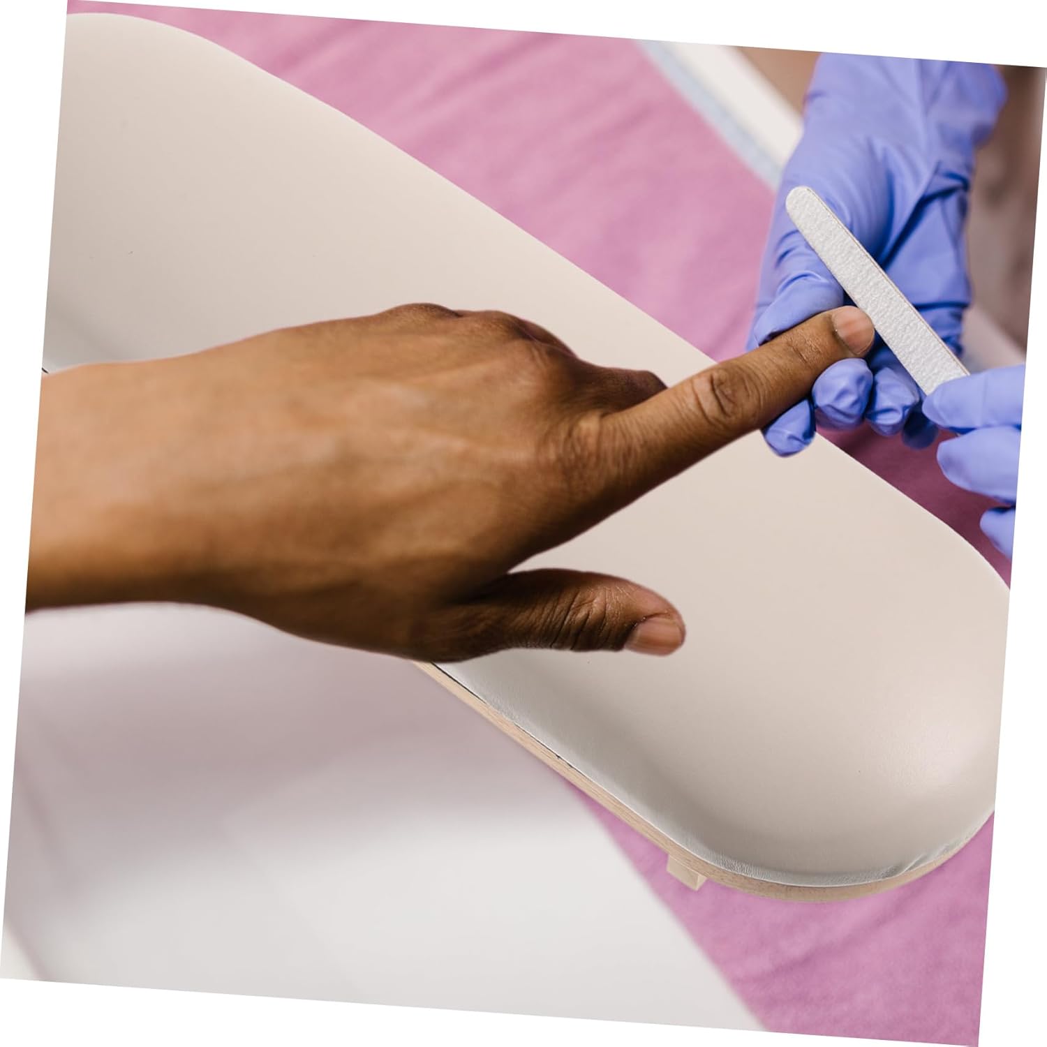 Nail Stand Hand Rest Pillow Manicure Hand Rest Stand Luxury Leather Arm Rest for Nail Techs Comfortable for Levels