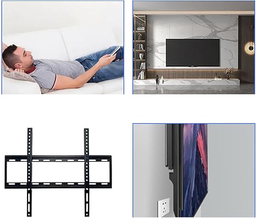 Miniatura 2 de Fixed TVs Wall Mount for Large TVs from 40 to 80inch Features Low Profile and Easy Installation Design for Homes Wall Mount