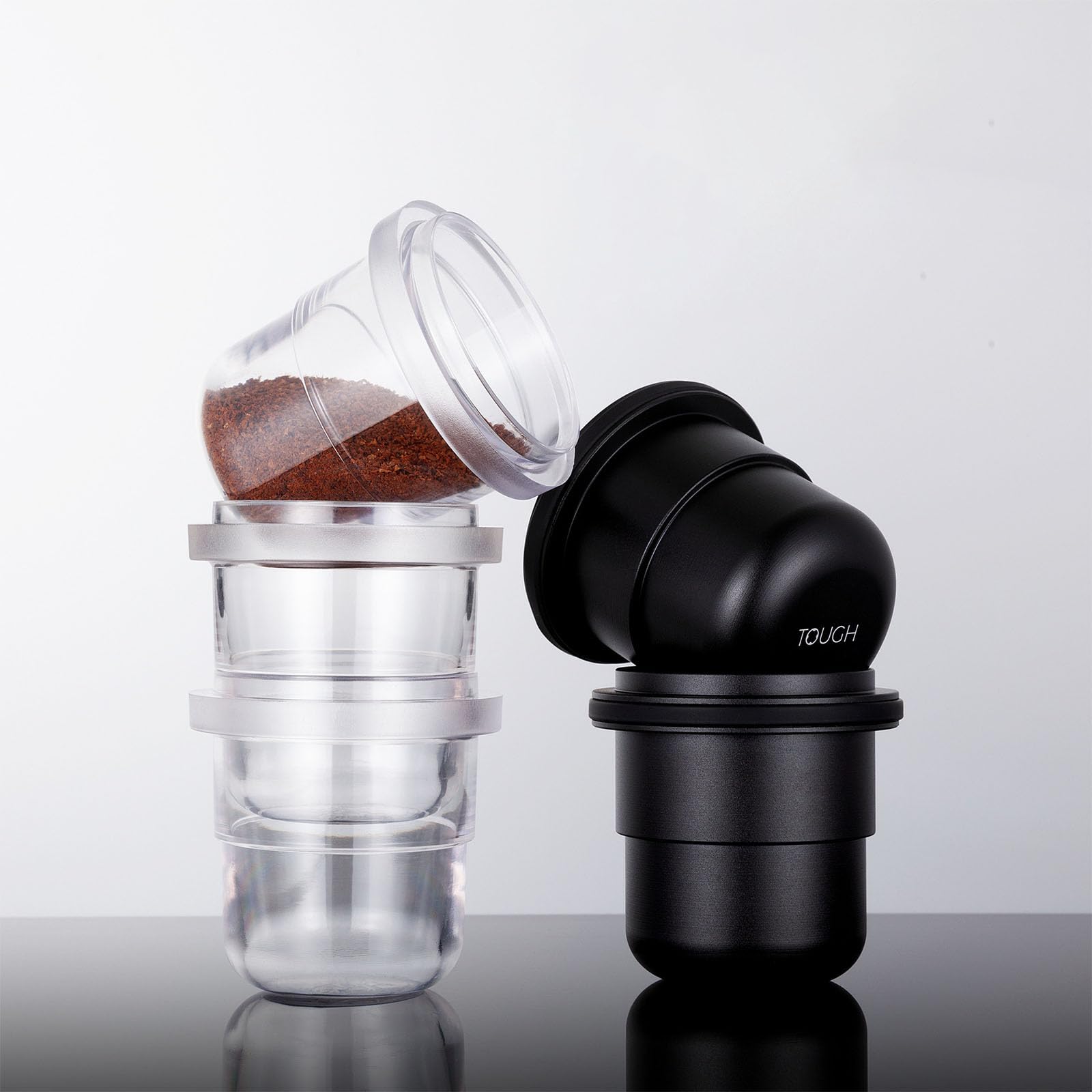 Espresso Dosierbecher Kaffeeschüssel Tasse Kunststoff Textur Zubehör Geeignet Für Maschinen Kaffee Dosiertrichter