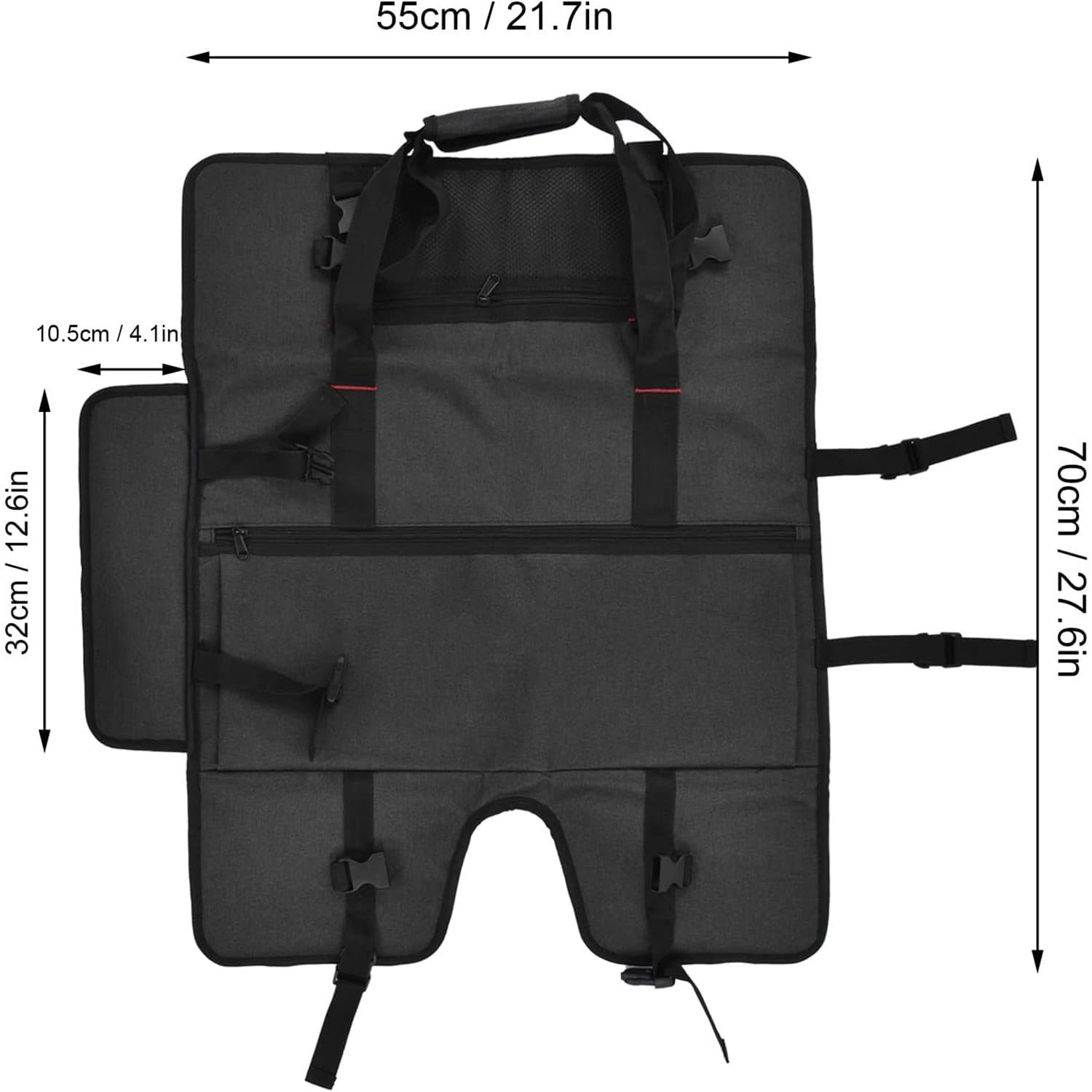 Funda de transporte para monitor de 24 pulgadas LCD, bolsa de almacenamiento protectora, portátil, Black