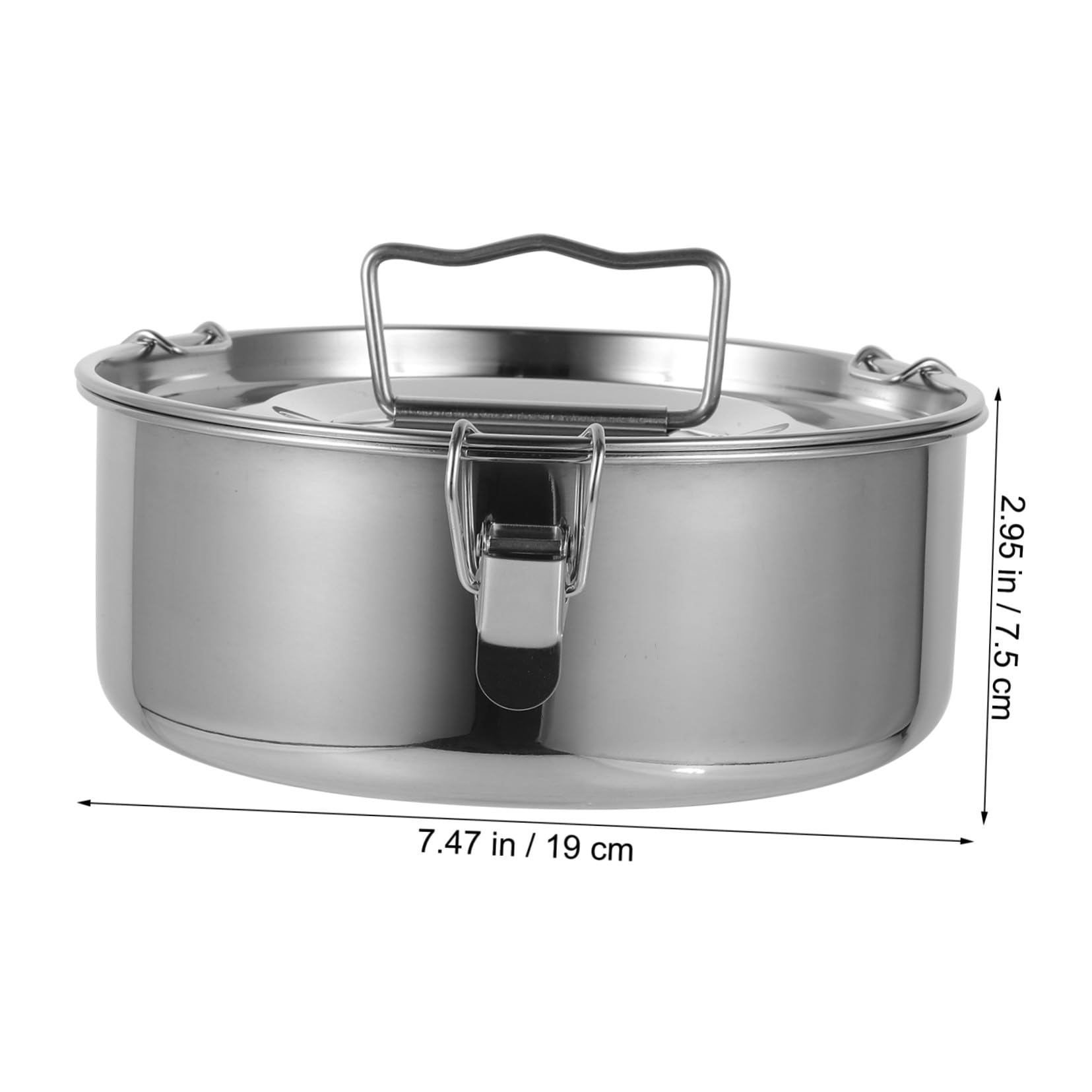 Molde Adecuado para Hornear y Cocinar al Vapor Arroz y Lasañas con Tapa de Acero Inoxidable para Flan Resistente y Duradero en Cocina Doméstica