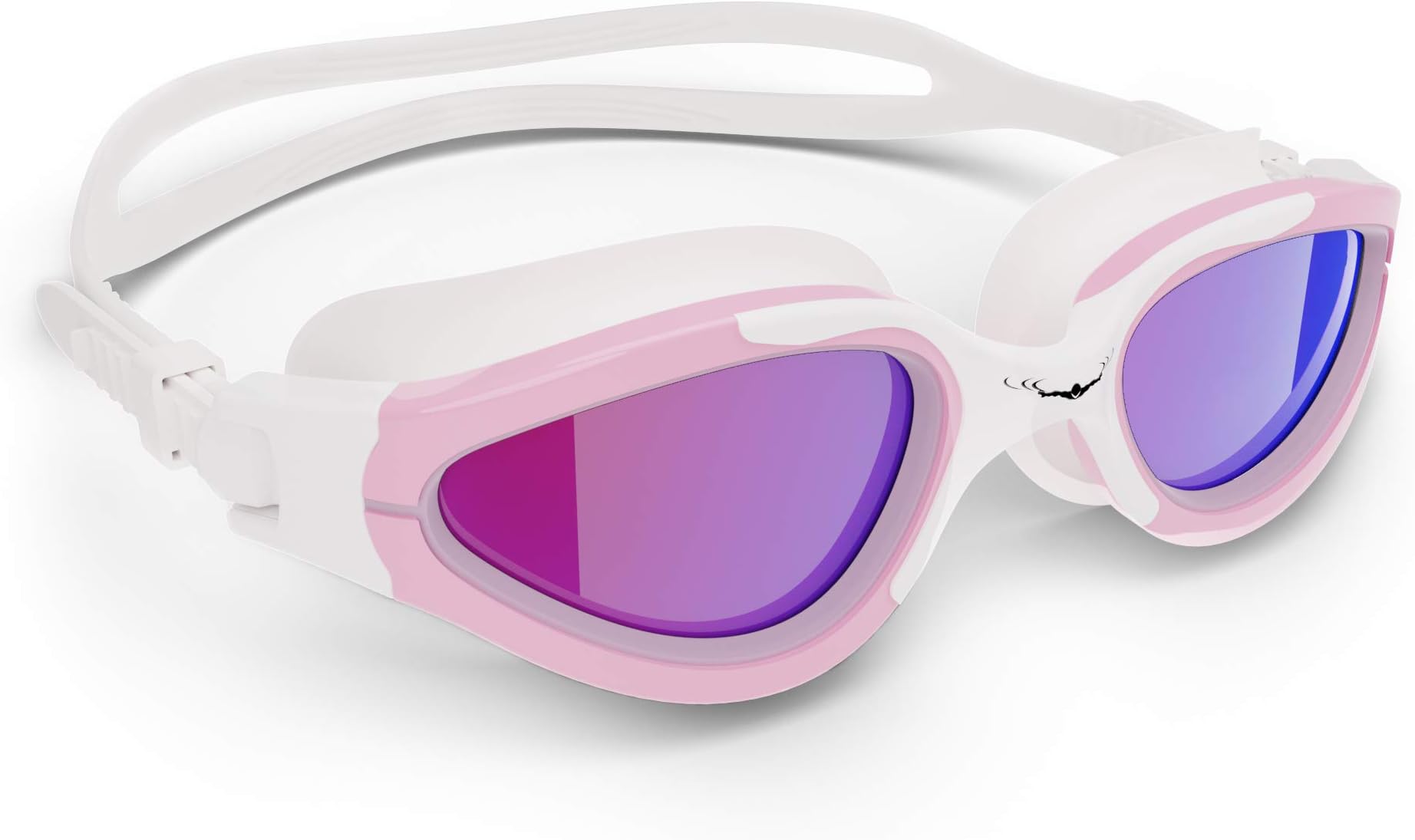 AqtivAqua Swimming Goggles, PDX Wide View Swim Goggles for Adult Men Women, Anti Fog No Leaking