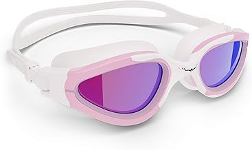 AqtivAqua PDX Swimming Goggles, Wide Vision Swimming Goggles for Men and Women, Anti Fog No Leak