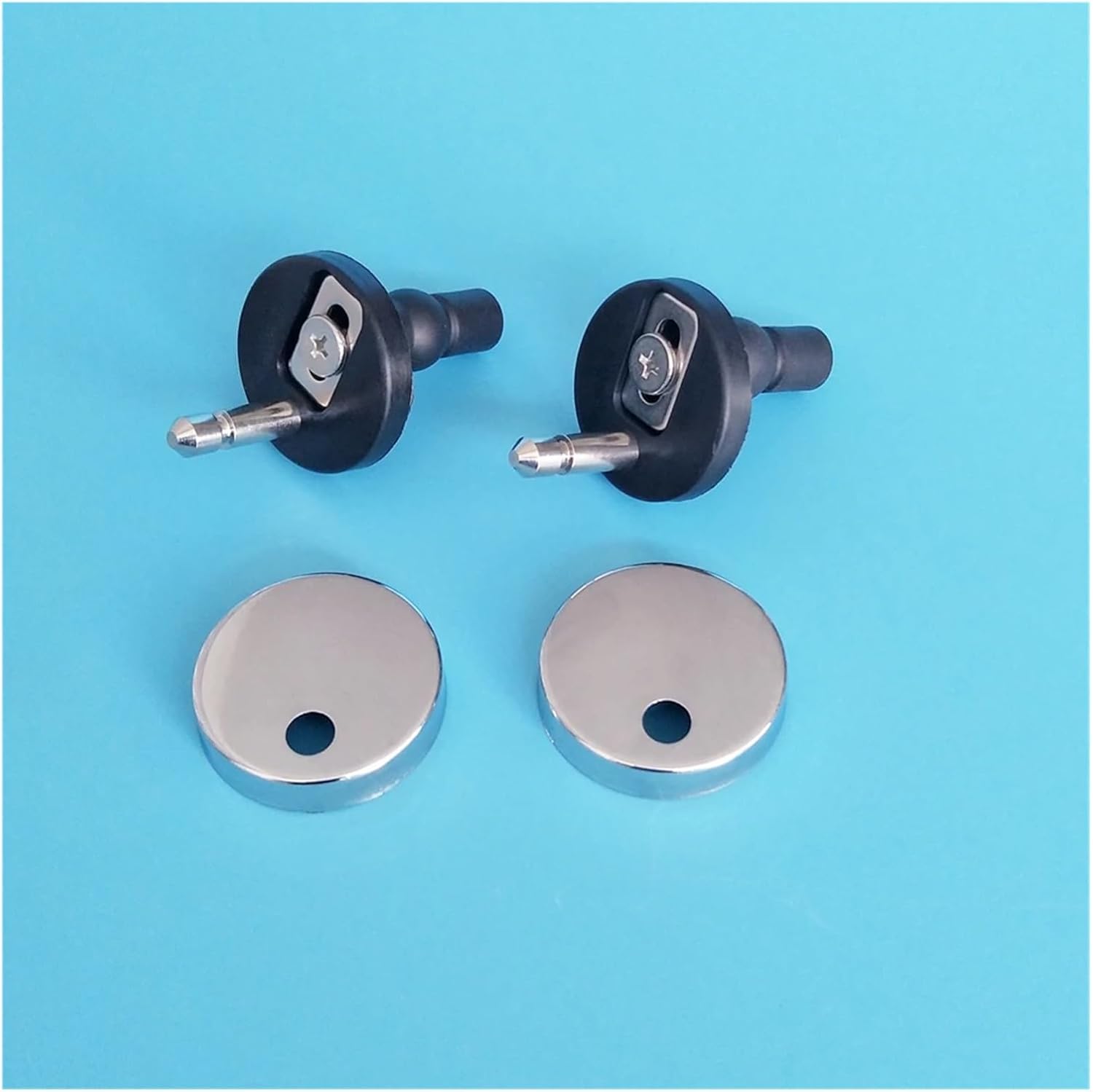 Resin Solid Wood Toilet Seats Cover Cushion Quick Release Hinge Lid Stainless Steel Buffer Damper Parts(Toilet Lid hinge A)