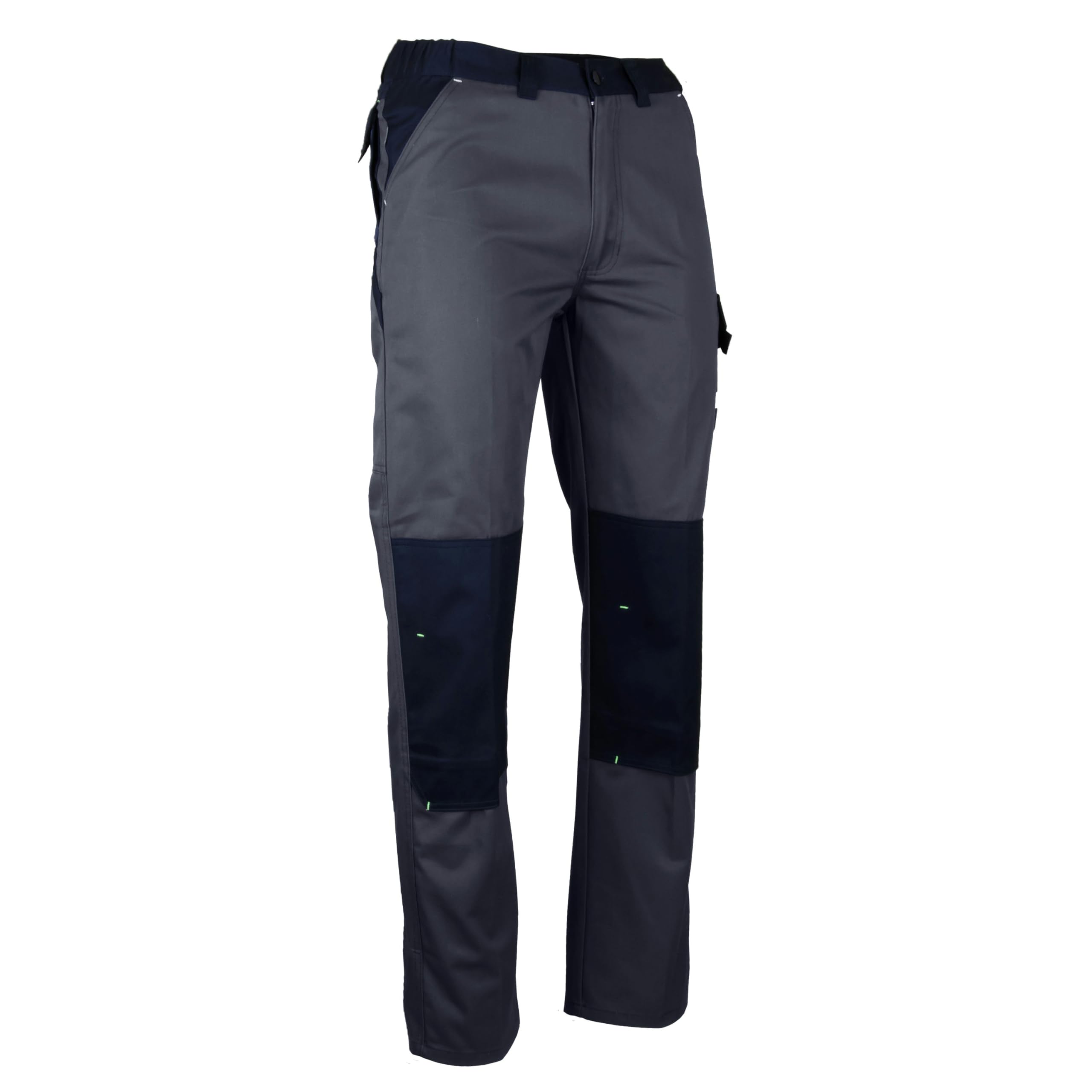 LMA WORKWEAR 1880 - Pantalon de Travail avec Poches Genouillères - 1622 SULFATE - Bicolore, Multipoches, Zéro métal - Idéal Industrie, Artisanat