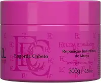 Máscara de Reconstrução Capilar Profissional Engorda Cabelo – Cauterização e Queratina SOS Soul Care (300g)