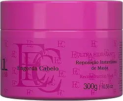 Máscara de Reconstrução Capilar Profissional Engorda Cabelo – Cauterização e Queratina SOS Soul Care (300g)