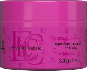 Máscara de Reconstrução Capilar Profissional Engorda Cabelo – Cauterização e Queratina SOS Soul Care (300g)