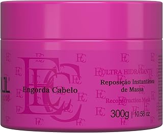 Máscara de Reconstrução Capilar Profissional Engorda Cabelo – Cauterização e Queratina SOS Soul Care (300g)