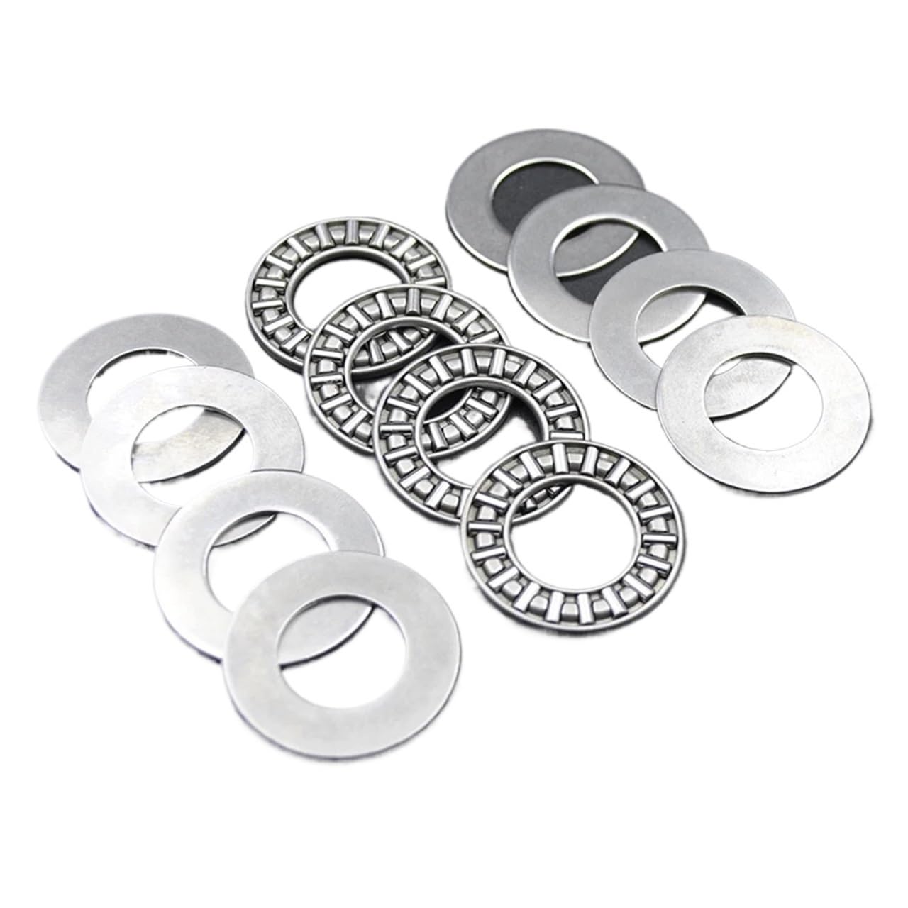 50 Sets of XK1528+2AS Plane Thrust Needle Roller Bearings 15x28x4mm axial Thrust Roller Bearings