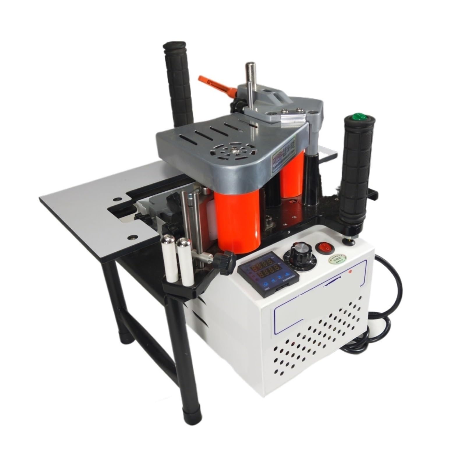 Woodworking Portable Edge Bander Banding Machine 45 Degrees Tilting PVC Double Side Gluing Operates Smoothly Performs Well