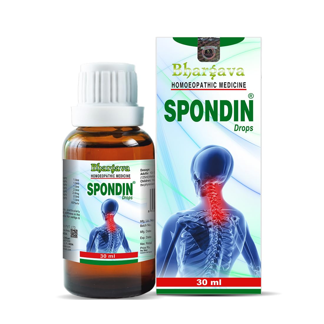 Spondin Drop Homeopathic Medicine - 30ml (Pack of 1) clear