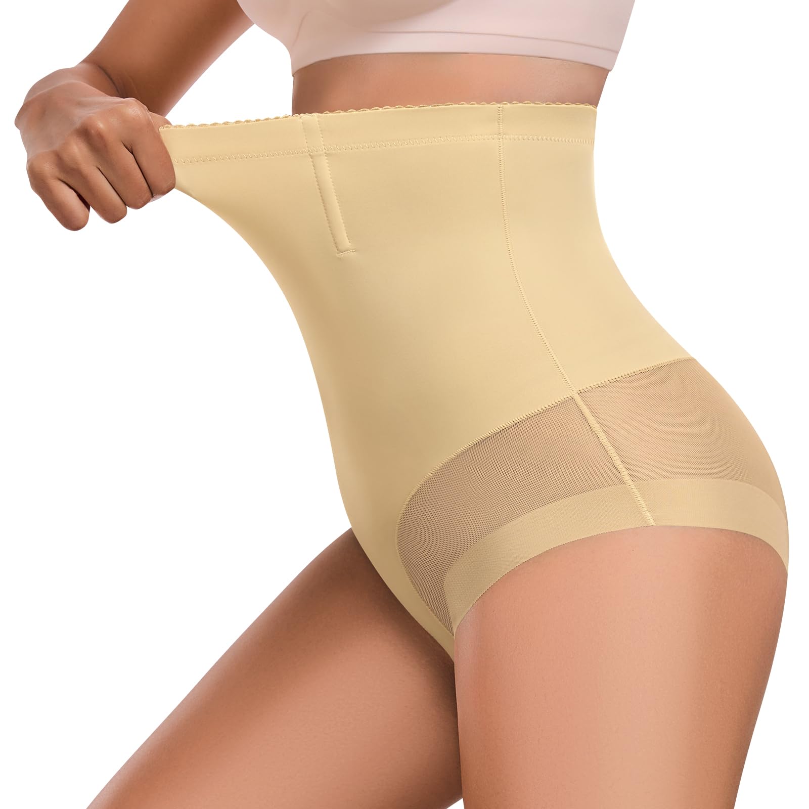 Xnova Guaina Contenitiva Donna Mutande Pancia Piatta, Pancera Contenitiva Intimo Contenitivo Modellante Vita Alta Slip, Traspiranti Body Shaper Panty Shapewear Senza Cuciture