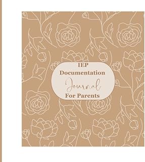 Independently published IEP Documentation Journal for Parents