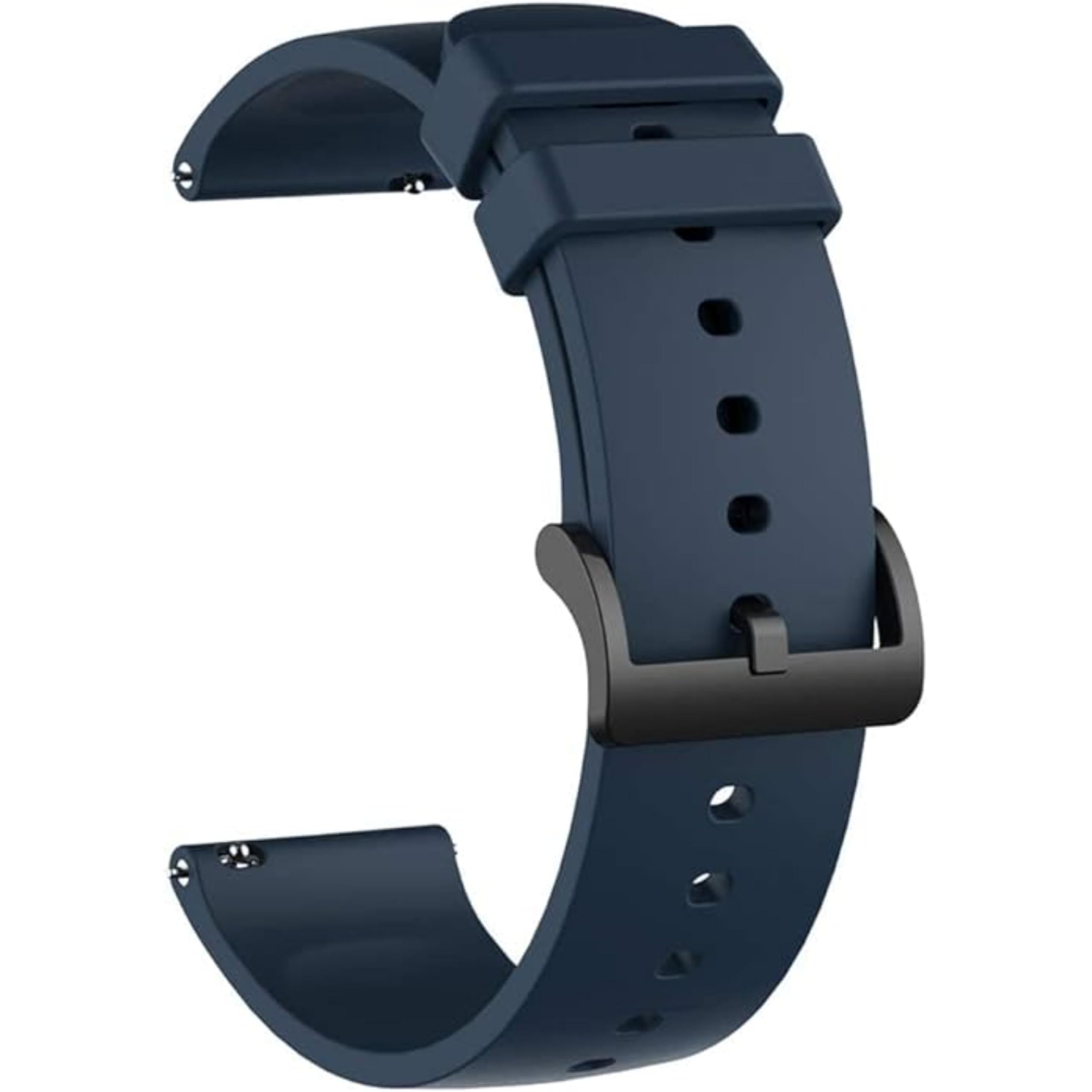 LORENZ Silicone 22MM Replacement Watch Strap With Buckle Lock Compatible with Boat Xtend, Boat Xtend Pro, Noise & all ot