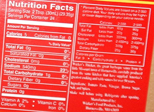 Wicker's Marinade (Thicker, 24 Ounce)