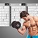 NewMe Fitness Dumbbell 20x30 Workout Exercise Poster - Strength Training Chart - Home Gym Weight Lifting Routine - Body Building Guide (Vol 1,2,3)