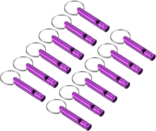 Miniatura 11 de PATIKIL Silbatos de emergencia, silbato de seguridad con llavero de sonido fuerte, silbato de supervivencia al aire libre para acampar y cazar