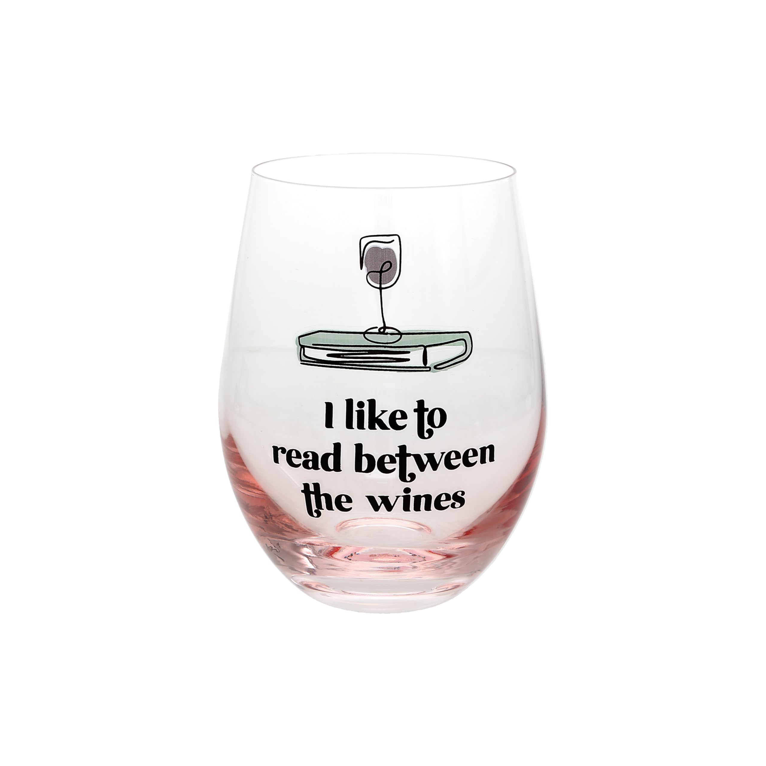Verre à vin sans pied 532 ml pour savourer un roman et cultiver l'amour du livre