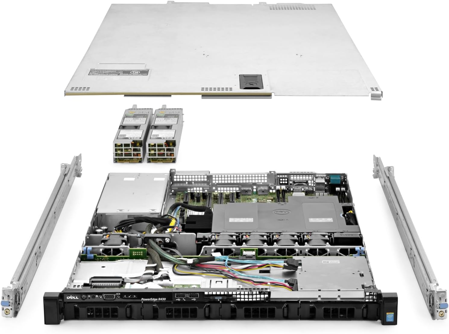 Dell PowerEdge R430 Server 2.40Ghz 12-Core 64GB RAM 2X 240GB SSD + 4X 10TB SAS (Renewed)