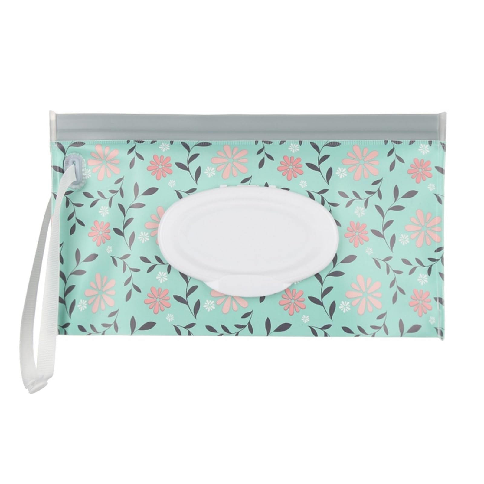 1Pc Wet Wipes Bag Portable Flip Cover Snap-Strap Cosmetic Pouch Tissue Box Outdoor Carrying Case Accessories(Style 1-16)